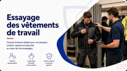 Essayage des vêtements de travail